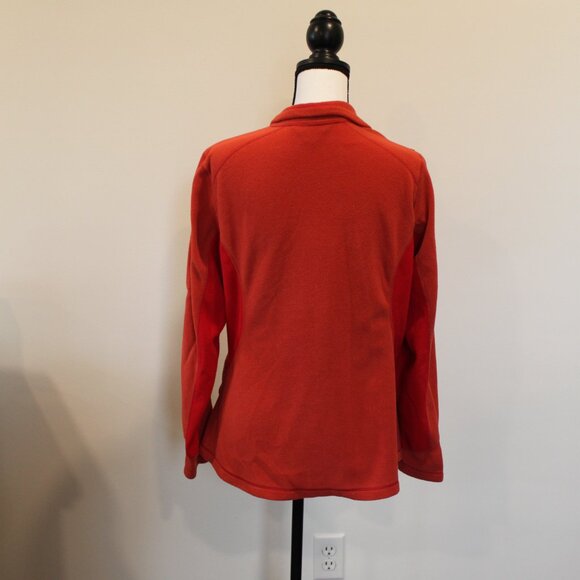 Gander Mountain Medium Weight Fleece Jacket in Orange/Red Size L - Picture 4 of 9